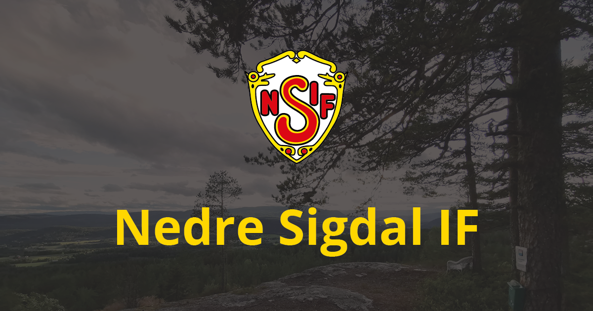 Hjem - Nedre Sigdal IF