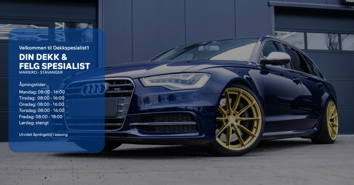 Dekkspesialist1 | Mariero, Stavanger | Sommerdekk vinterdekk dekkhotell