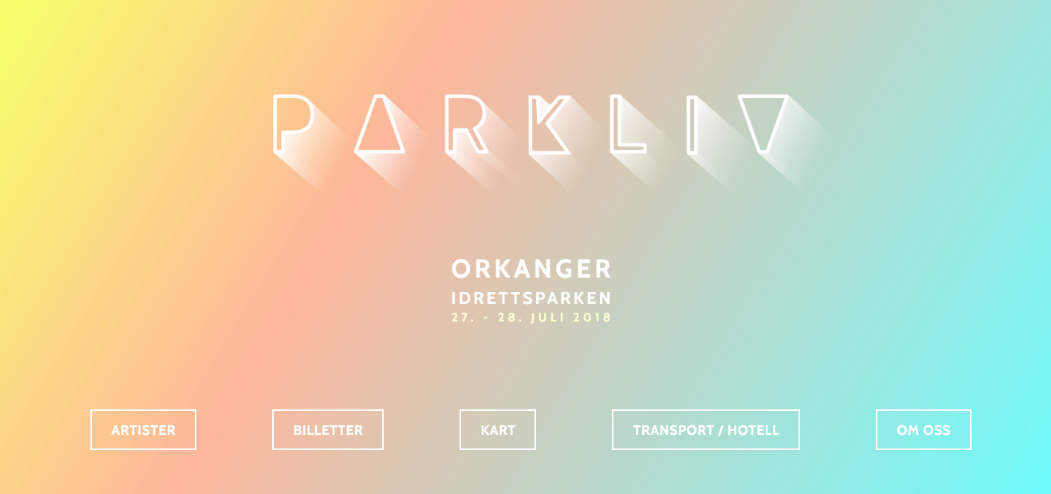 Parkliv | Festival Orkanger