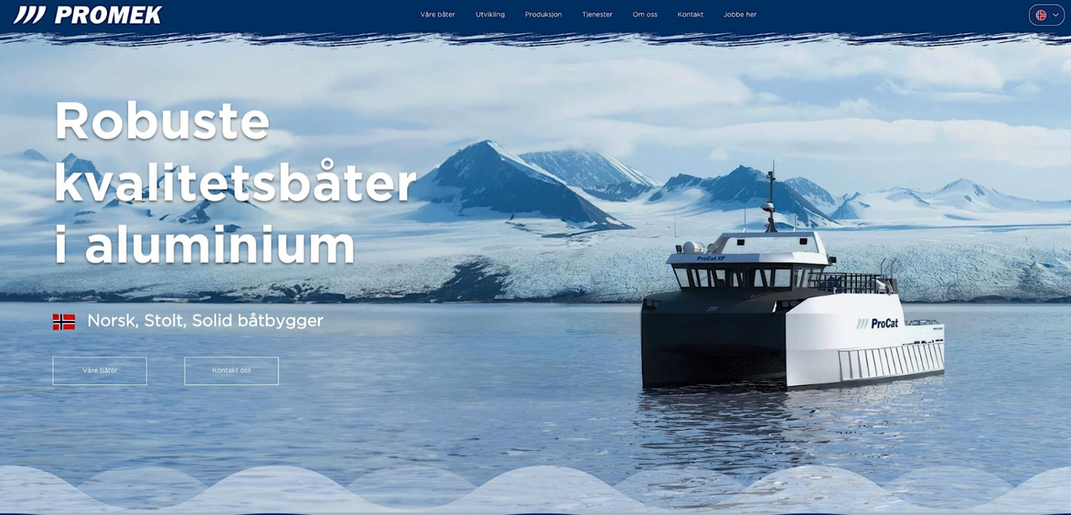 promek, promek as, procat, prowork, arbeidsbåt, aluminiumsbåt, skipsverft, smøla, båtbygger