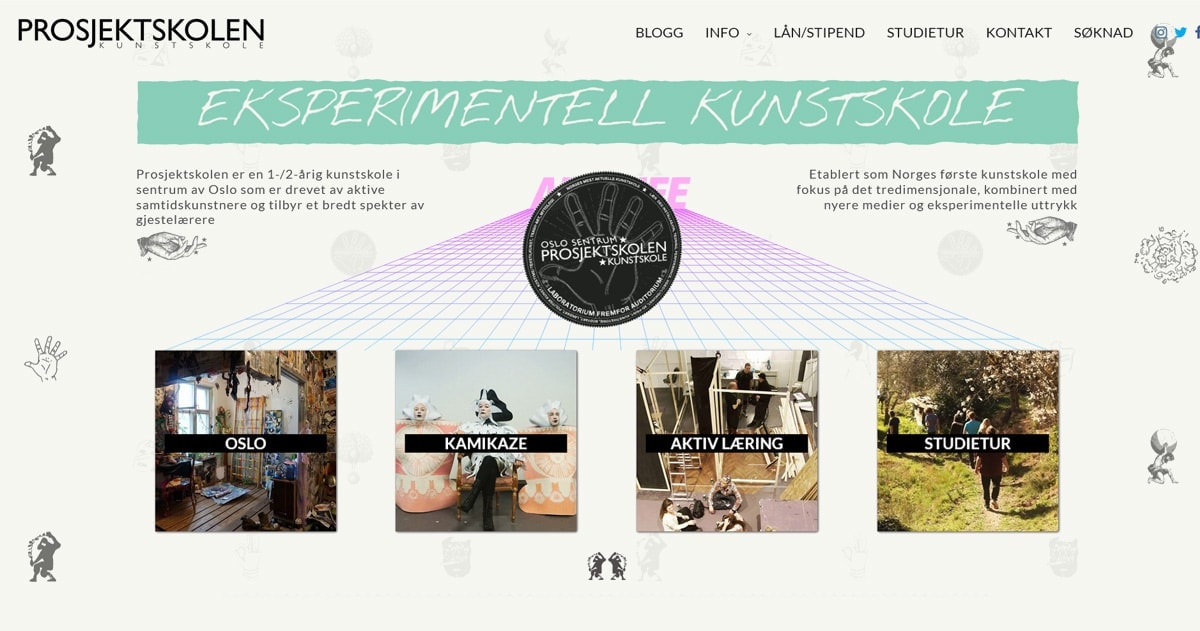 Prosjektskolen kunstskole - Eksperimentelle kunststudier i Oslo sentrum