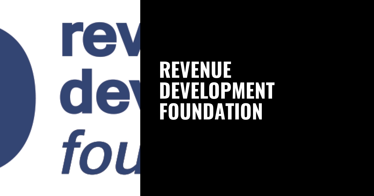 Revenue Development Foundation Mobilizing Government Revenue