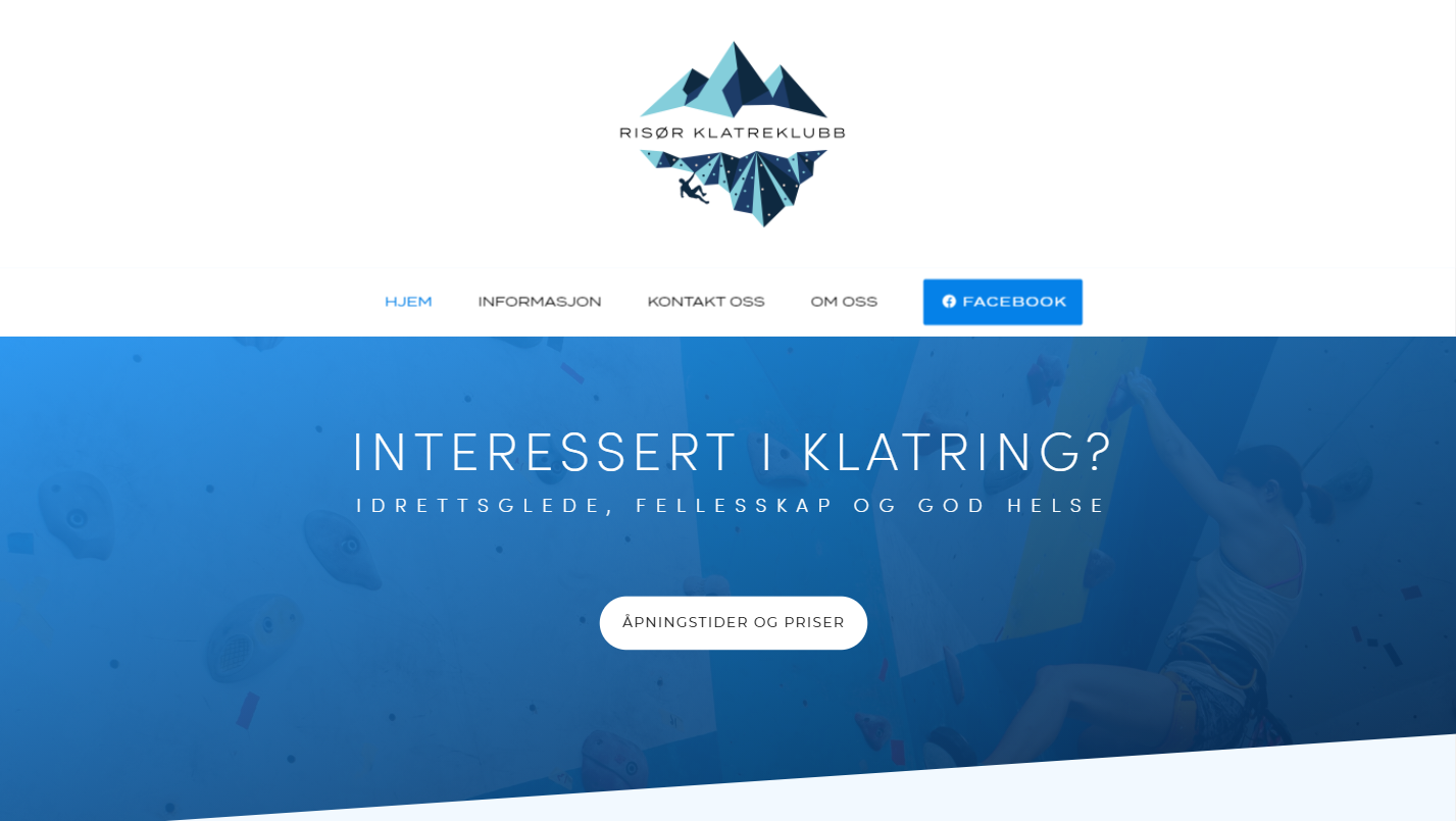Hjem | Risør Klatreklubb