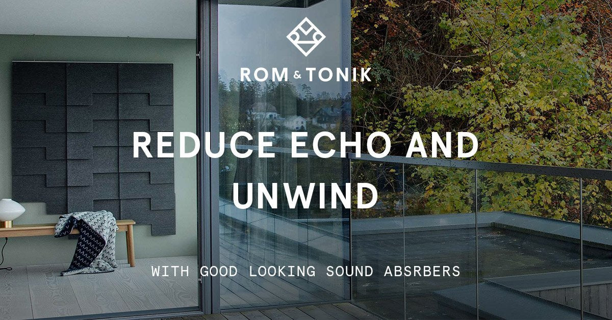 Rom & Tonik - Beautiful and sustainable sound absorbers