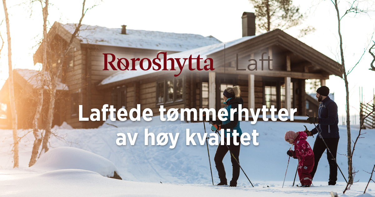 Røroshytta | Laftede tømmerhytter