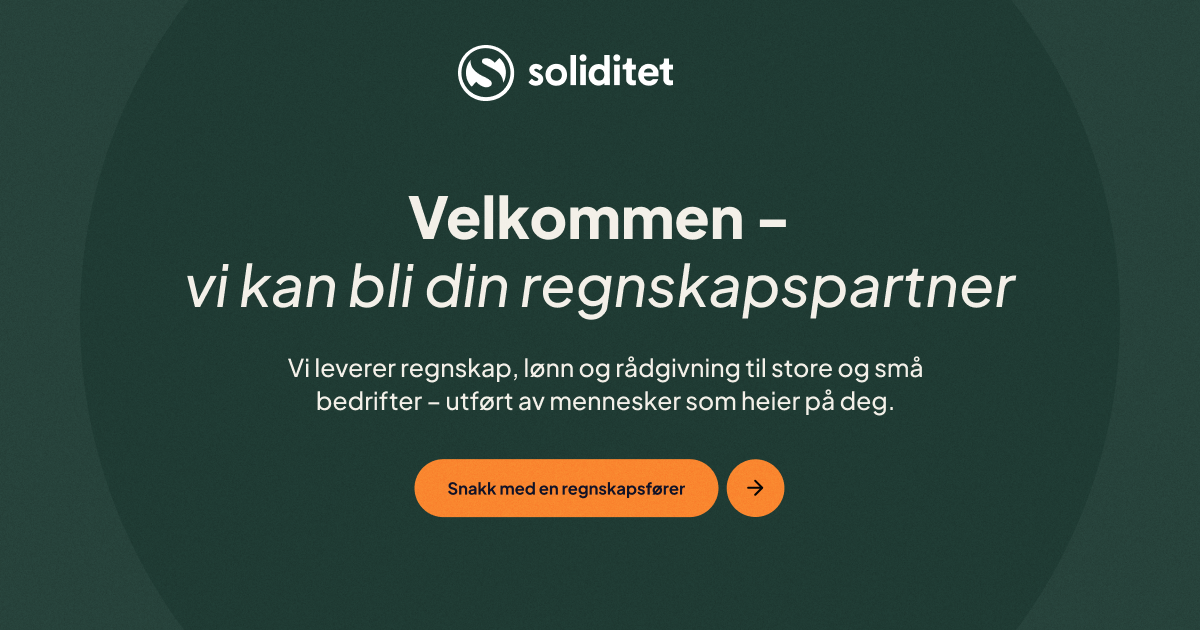 Soliditet | Velkommen - vi kan bli din regnskapspartner