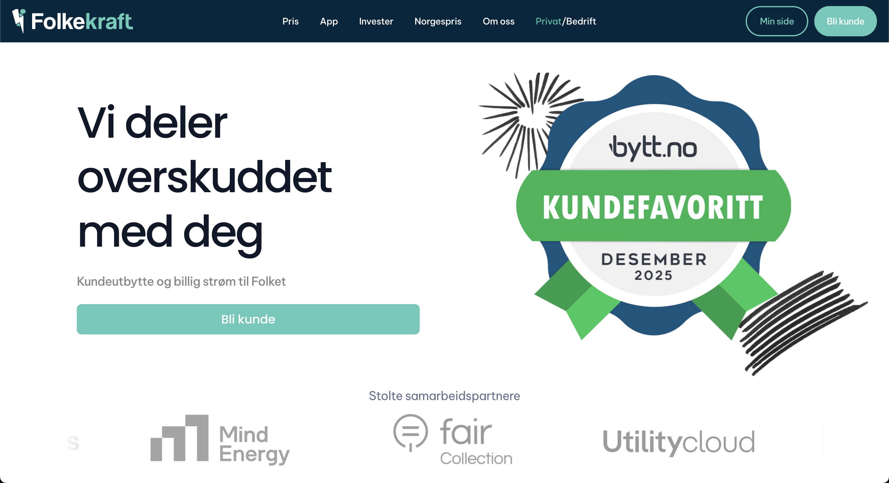 Folkekraft | Billig strøm og kundeutbytte