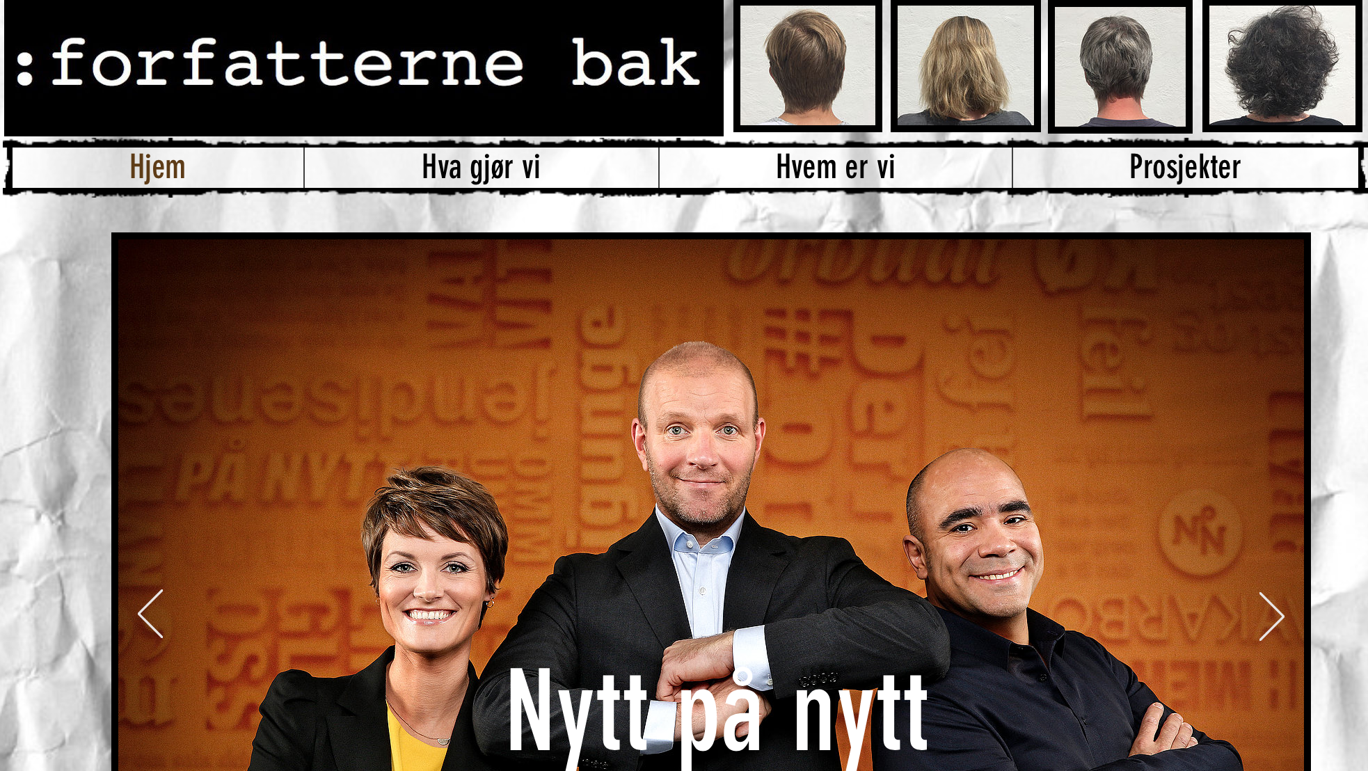 Forfatterne bak - satire, humor, manus - Oslo