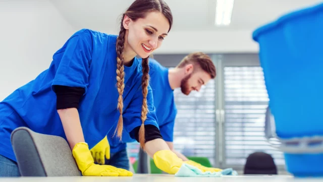 VI LEVERER RENHOLD TIL BEDRIFTER OG PRIVATE