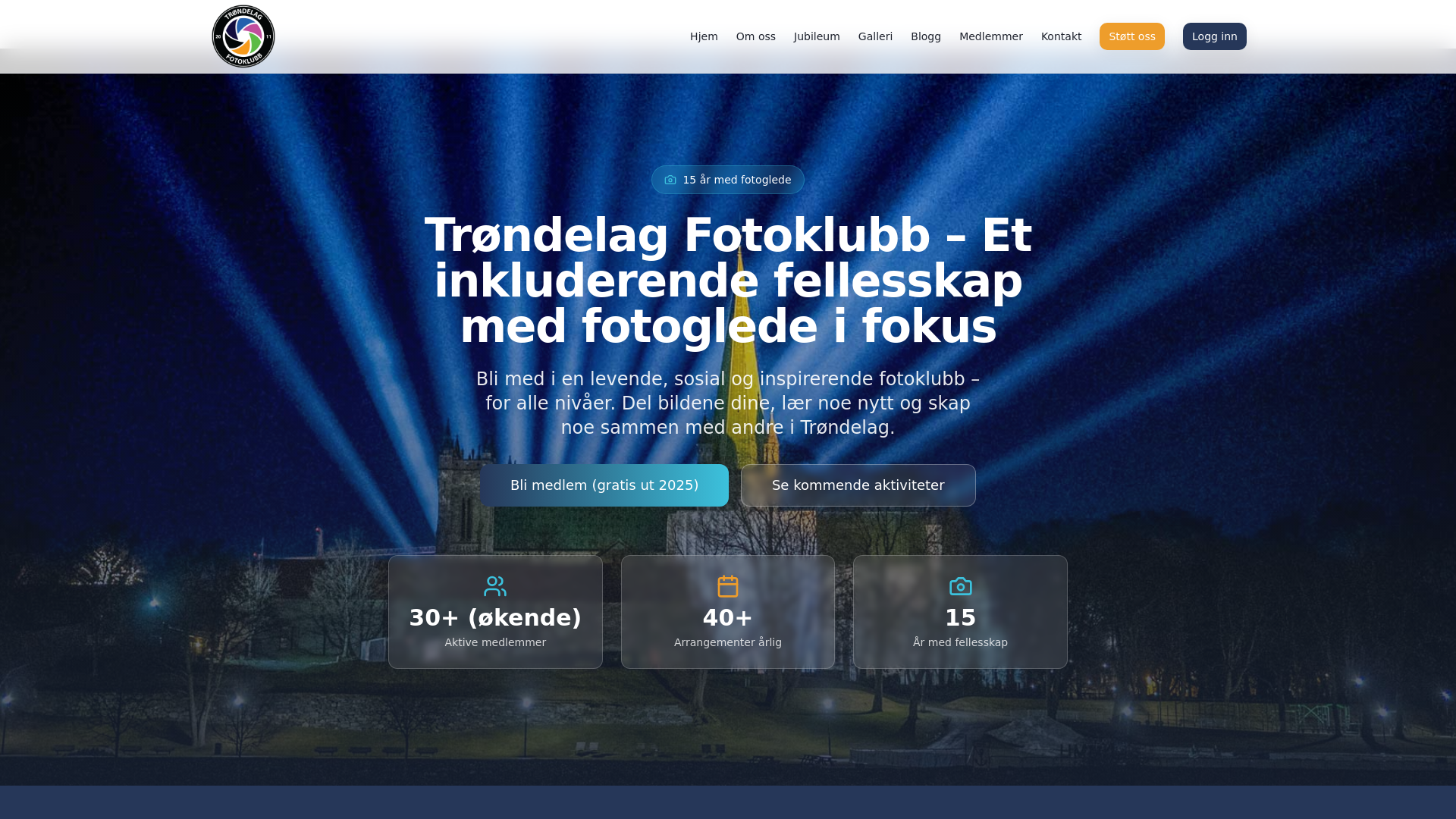 Trøndelag Fotoklubb - En inkluderende og sosial fotoklubb