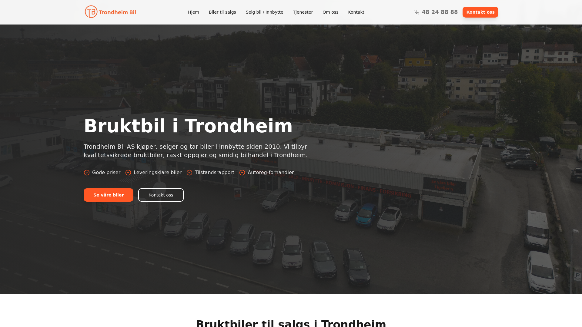 Bruktbil Trondheim | Kjøp og Salg av Biler | Trondheim Bil AS