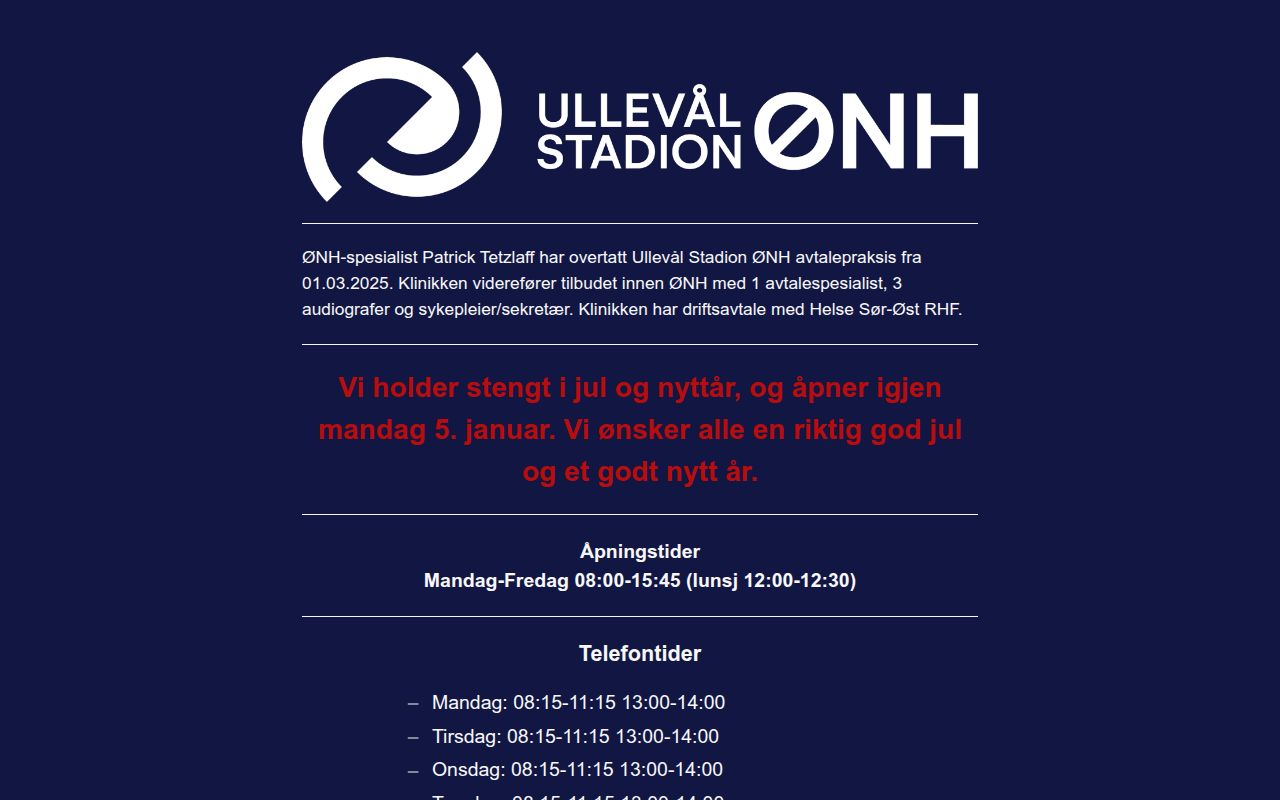 Ullevål Stadion ØNH