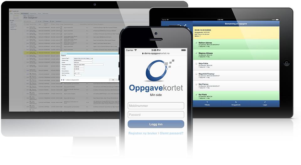 Effektiv bemanning, og enkel administrering av vakter og personell.