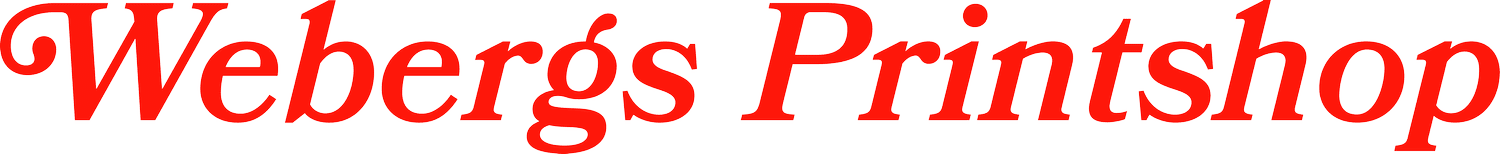 Webergs | Print og grafisk design lokalt i Oslo