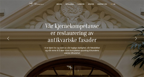 XK | Vår kjernekompetanse er restaurering av antikvariske fasader    