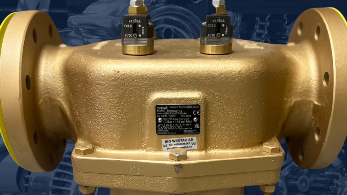 AMOT, Chalwyn og Rigsaver ventiler fra Ing Westad AS - Ing. Westad